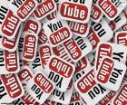 Логотип YouTube, веб-сайт, посвященный обмена видео